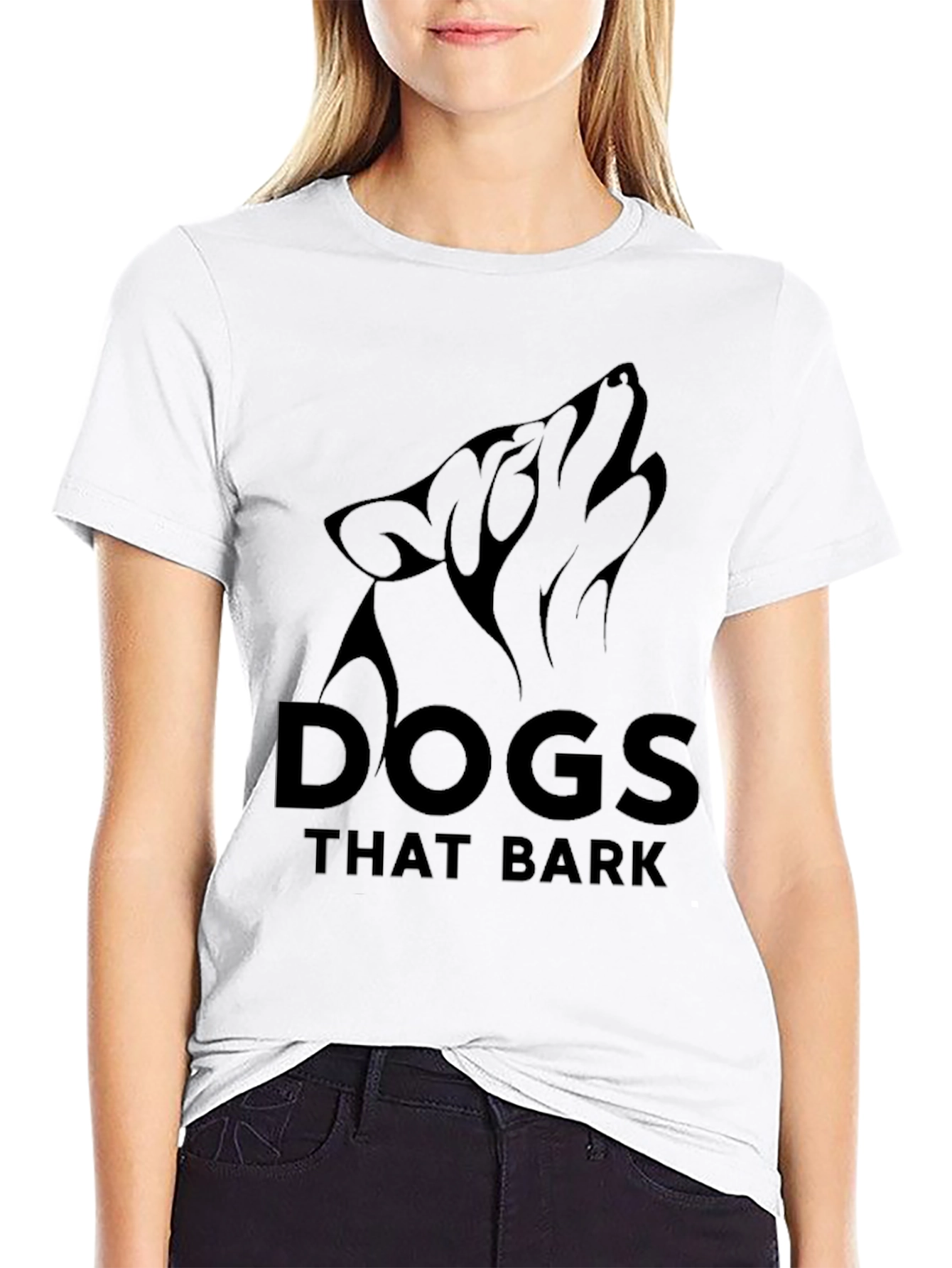 Dogs That Bark T-Shirt - Black Graphic Tee