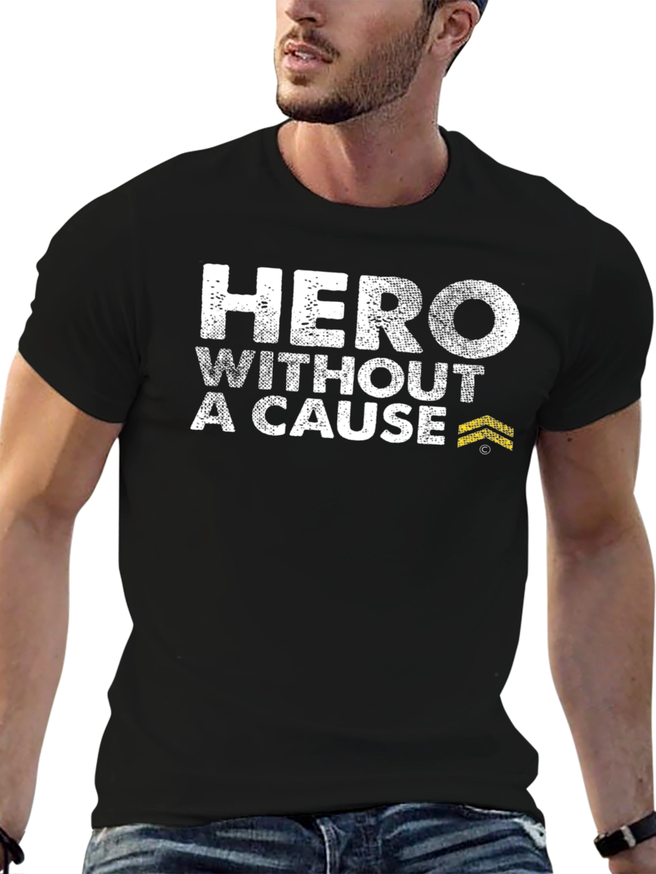 Hero Without A Cause Graphic T-Shirt