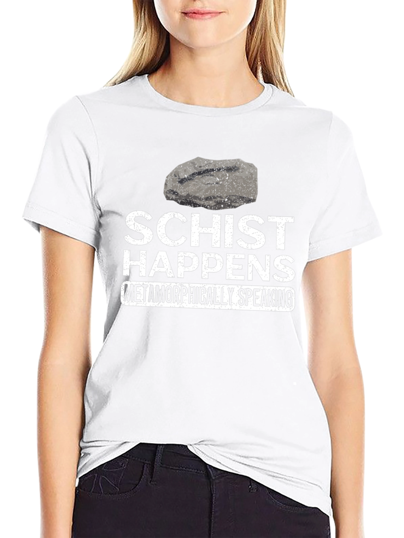 Schist Happens Funny Geology T-Shirt