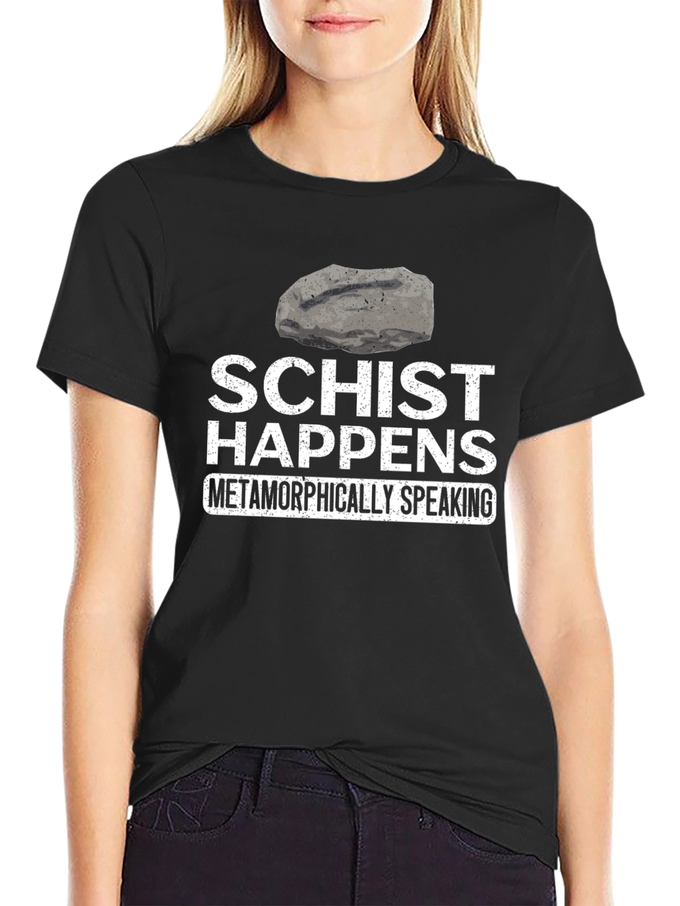 Schist Happens Funny Geology T-Shirt
