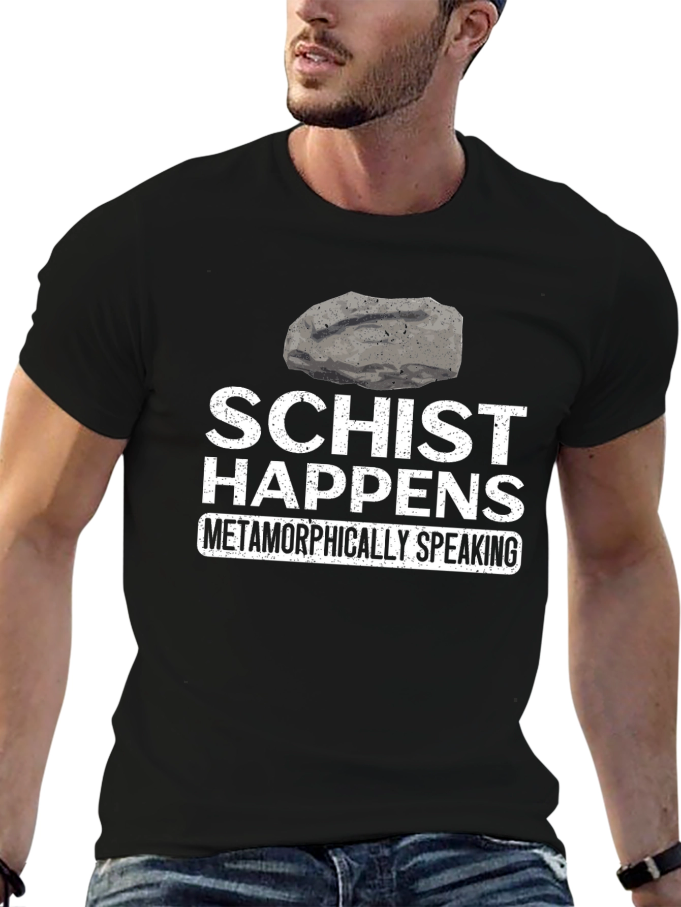 Schist Happens Funny Geology T-Shirt
