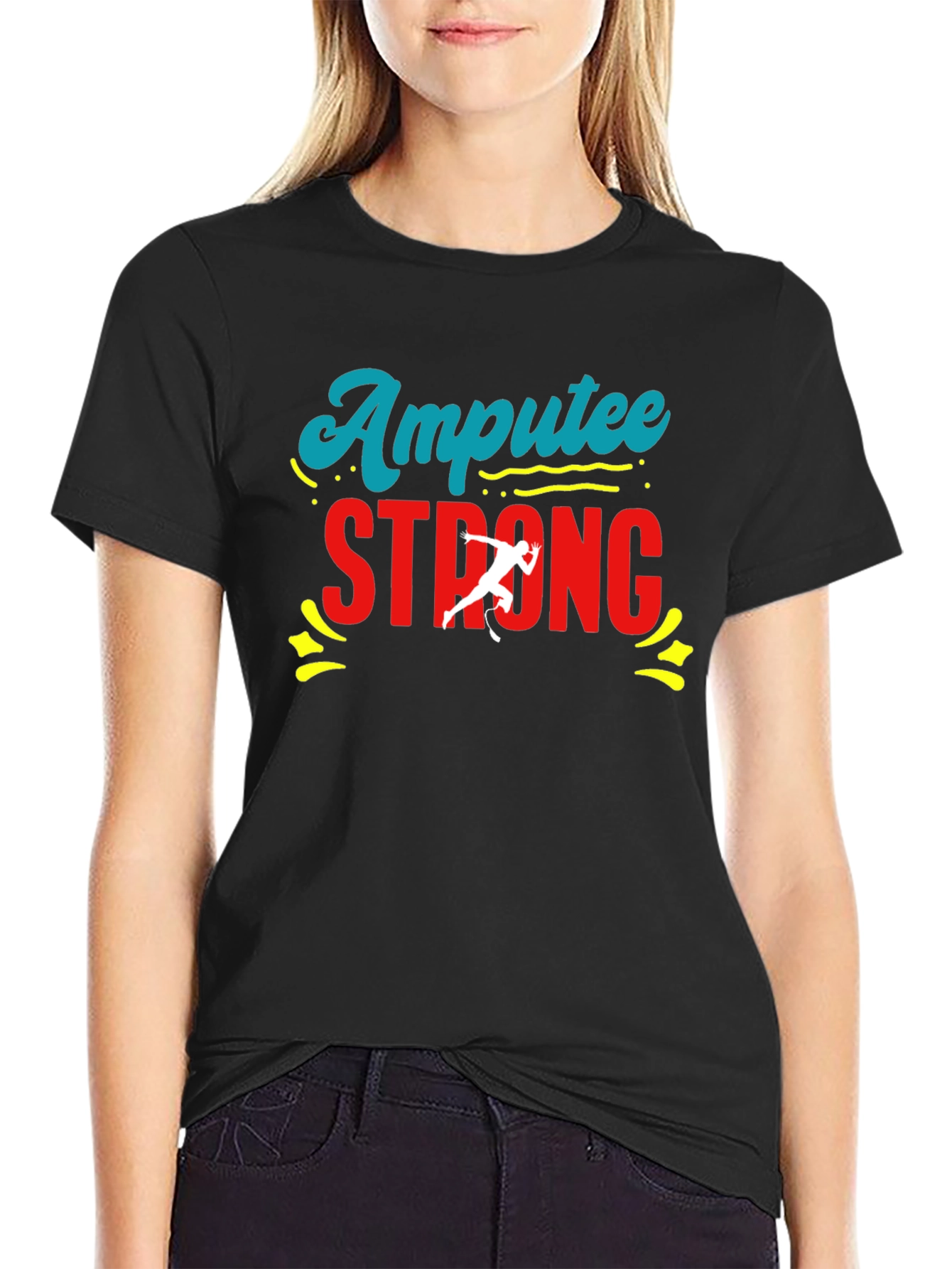 Amputee Strong Graphic T-Shirt - Show Your Support