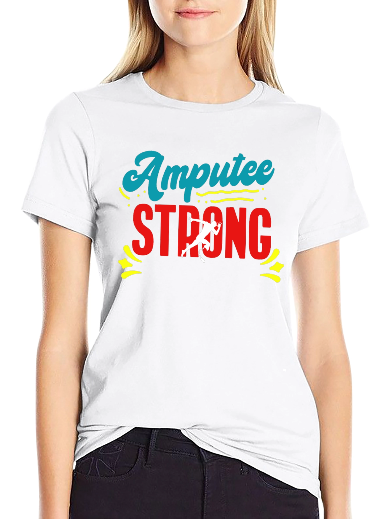 Amputee Strong Graphic T-Shirt - Show Your Support