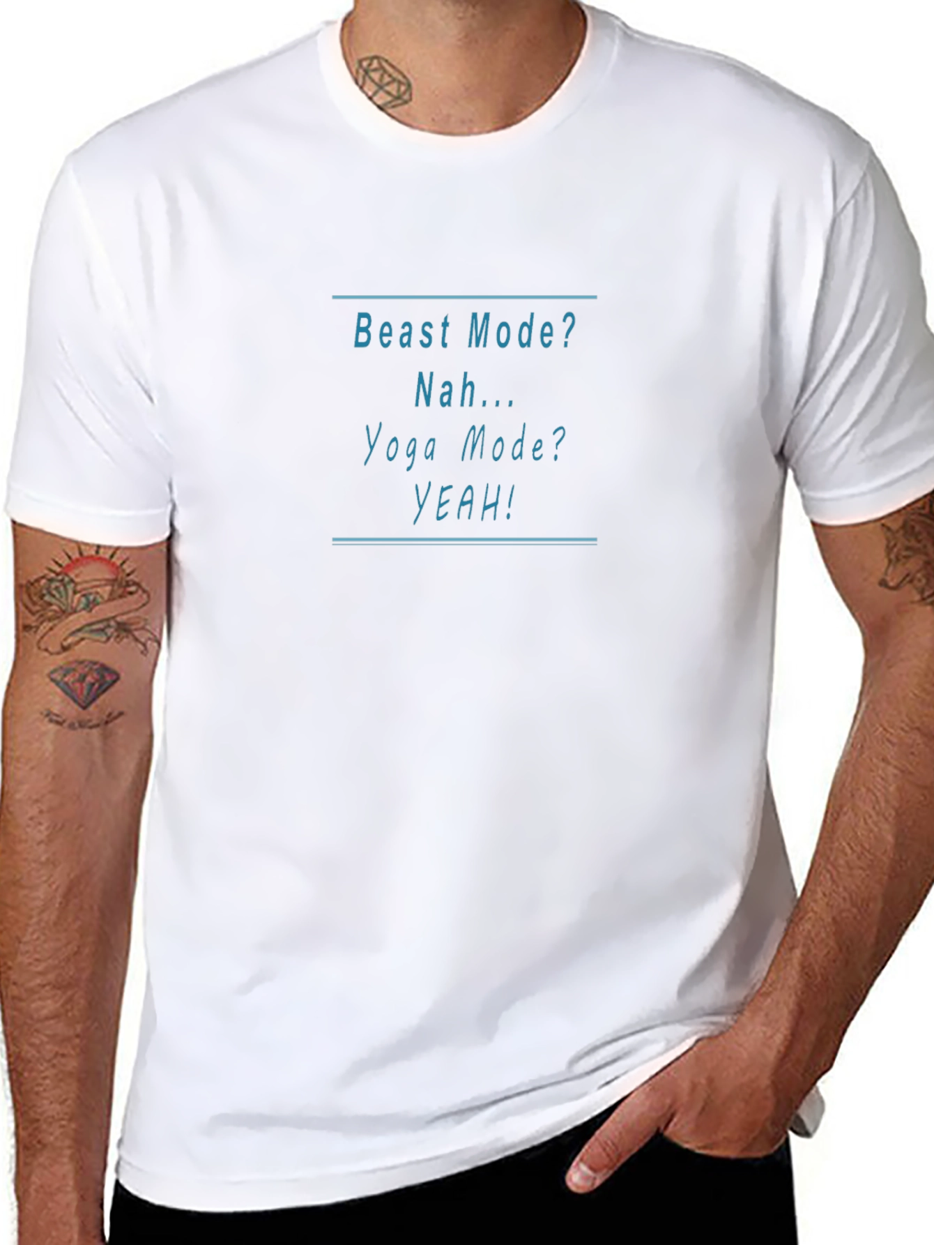 Yoga Mode T-Shirt - Funny Workout Tee