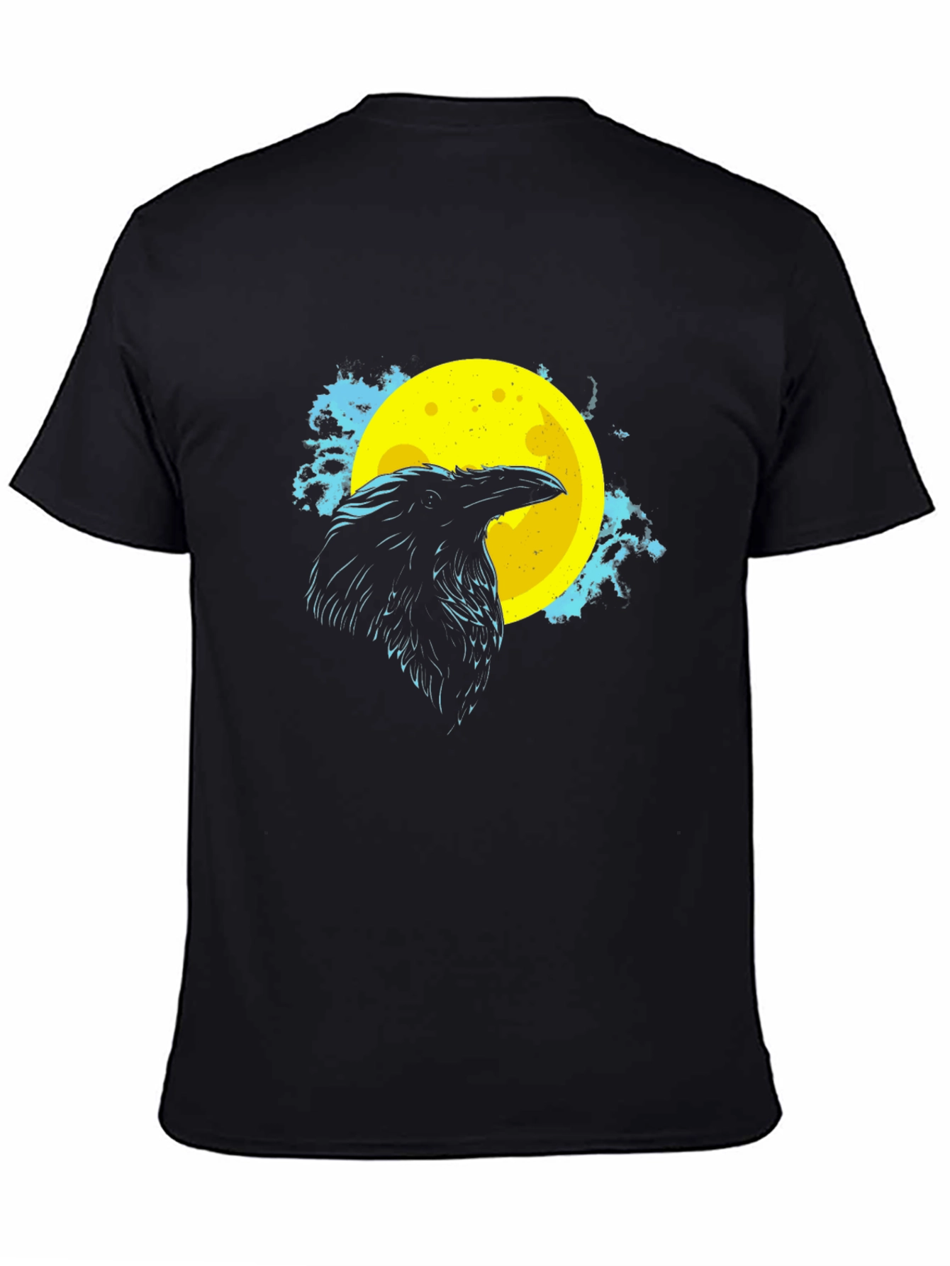 Raven Moon Graphic Tee - Black T-Shirt