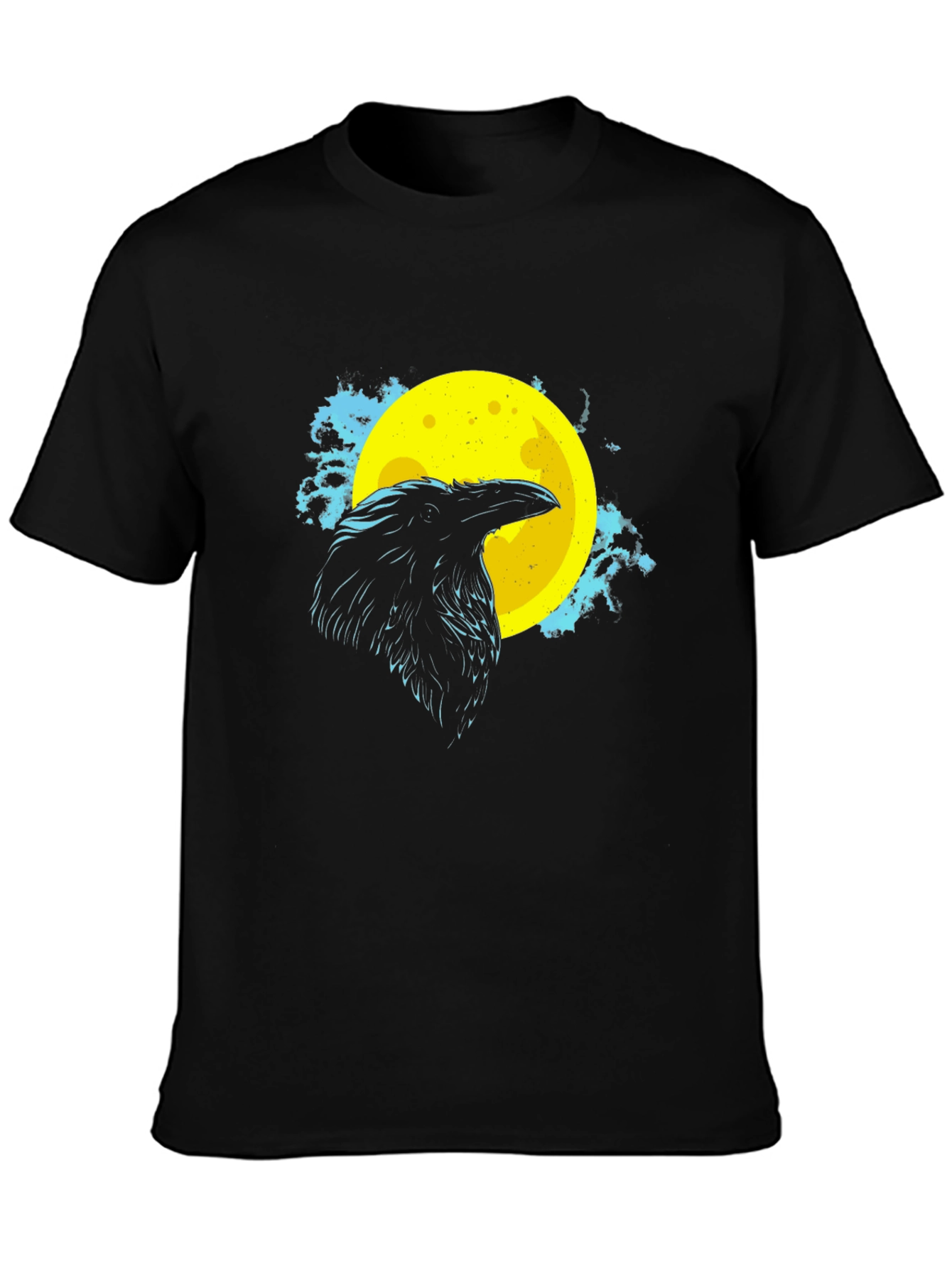 Raven Moon Graphic Tee - Black T-Shirt