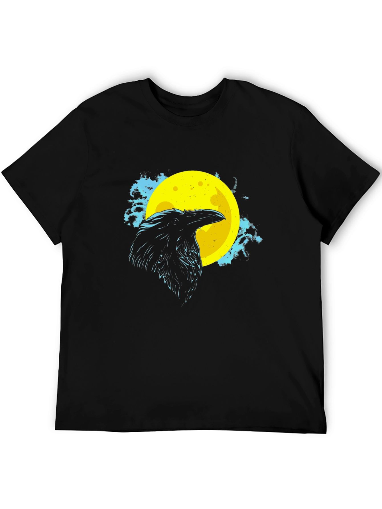 Raven Moon Graphic Tee - Black T-Shirt