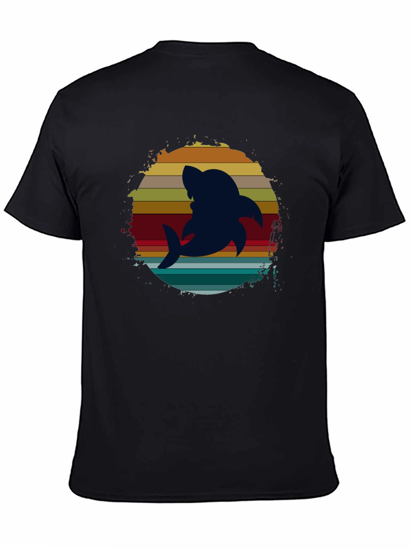 Retro Shark Graphic Tee - Stylish Comfort