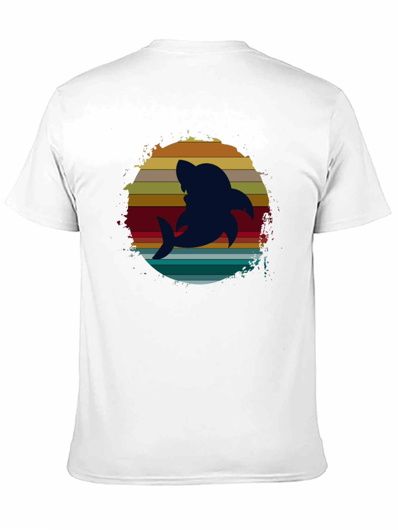 Retro Shark Graphic Tee - Stylish Comfort