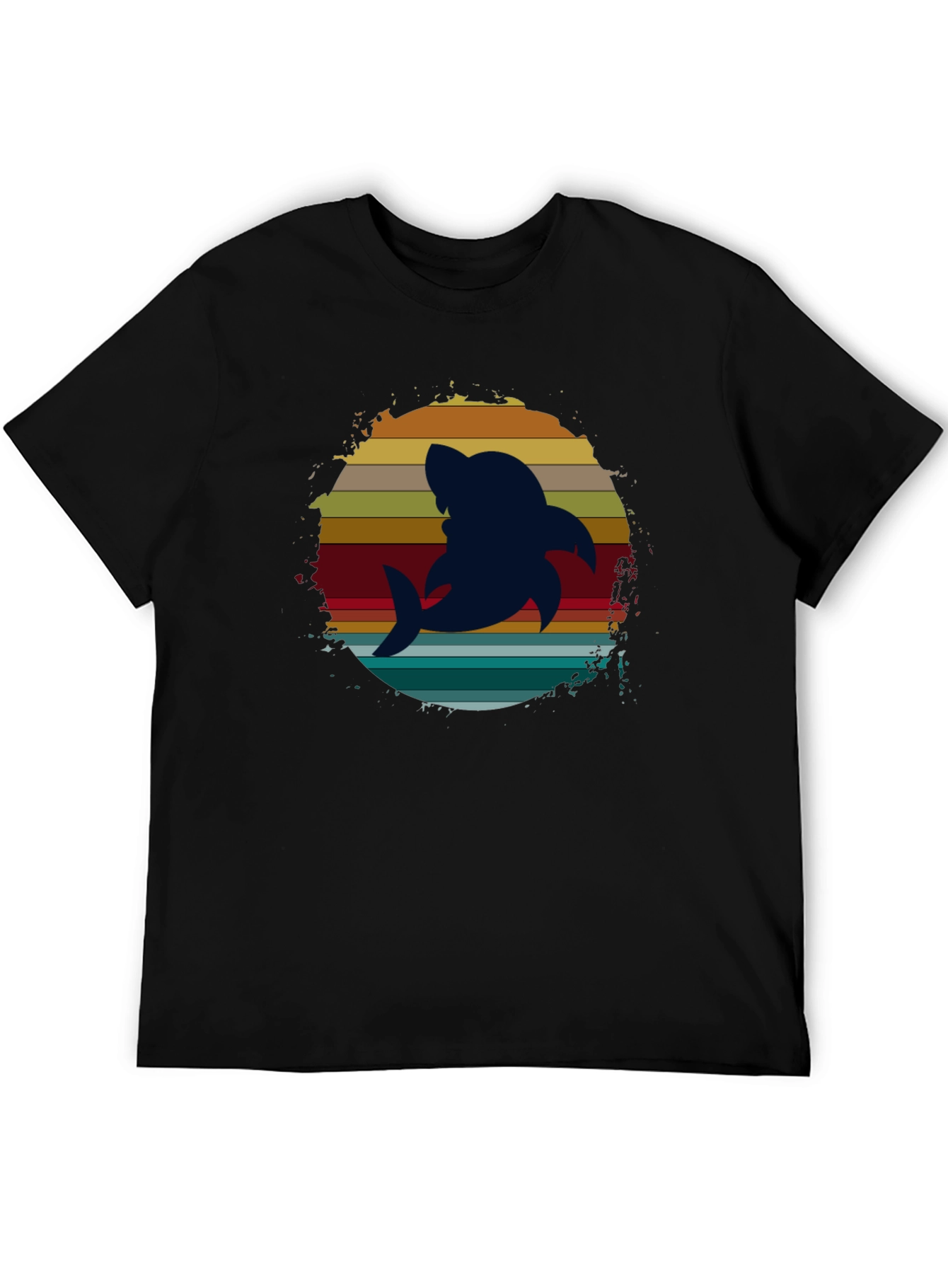 Retro Shark Graphic Tee - Stylish Comfort