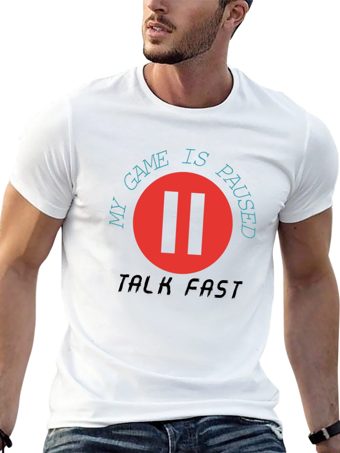 My Game is Paused - Talk Fast T-Shirt