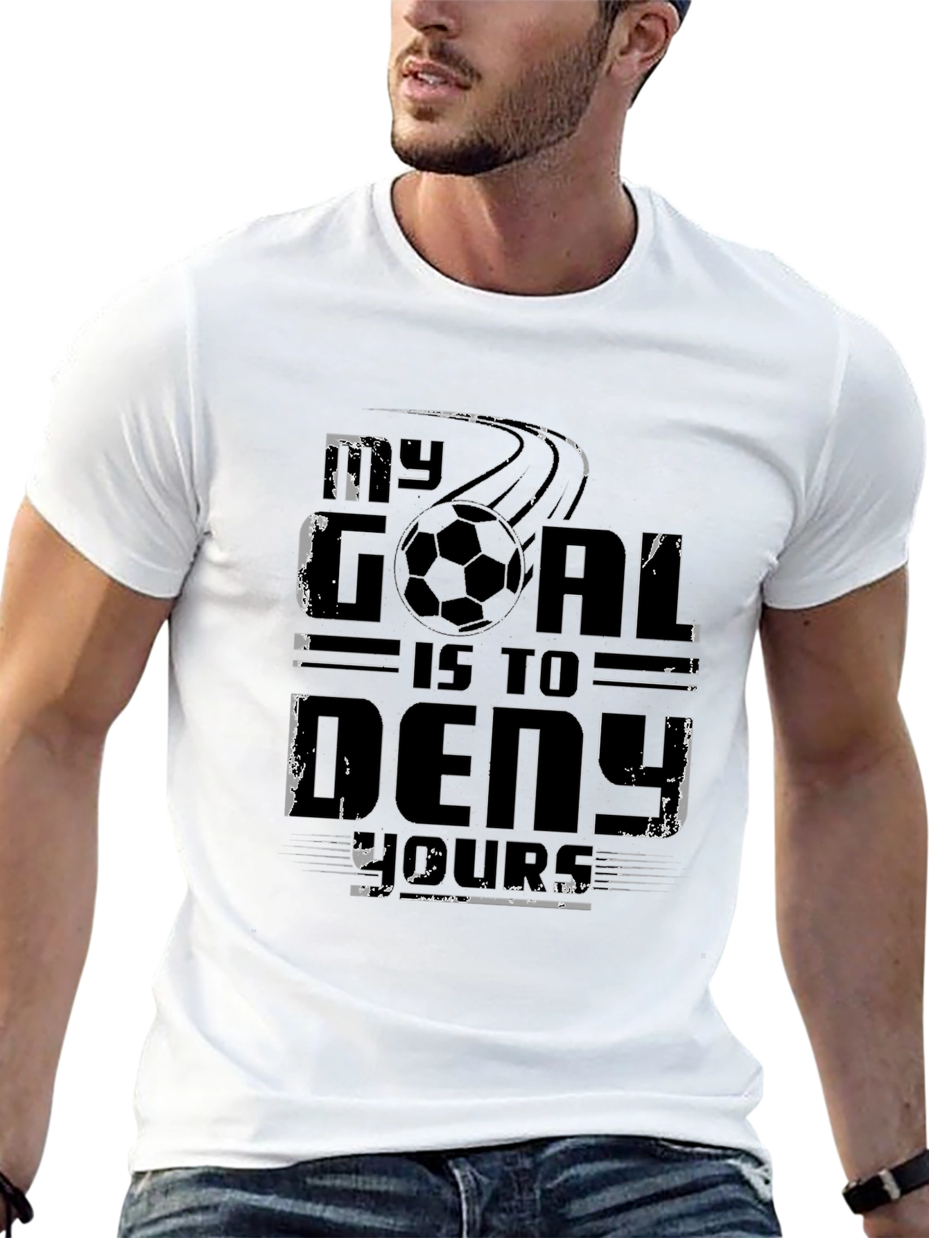 Soccer Goal T-Shirt - Deny Yours!