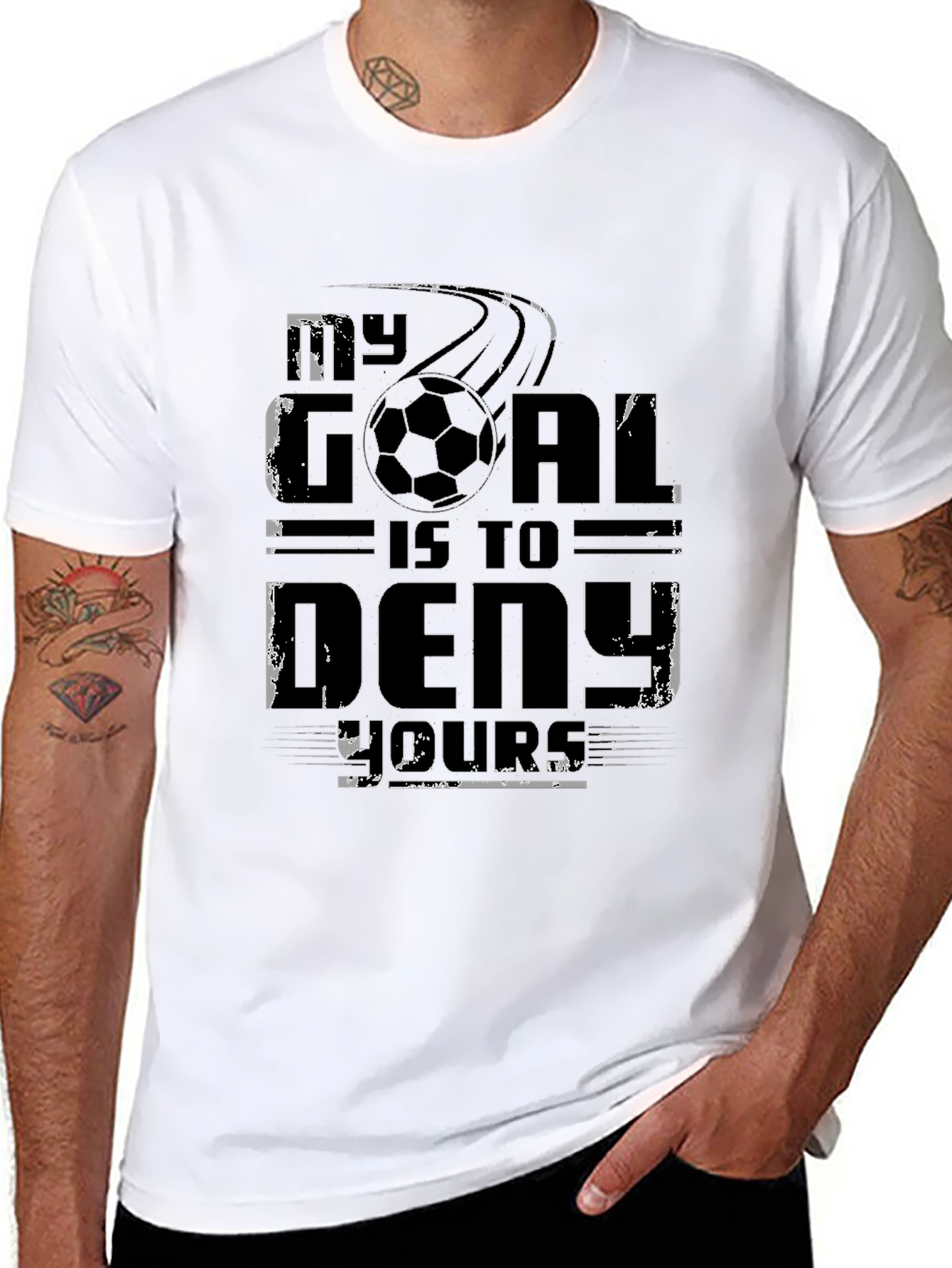 Soccer Goal T-Shirt - Deny Yours!