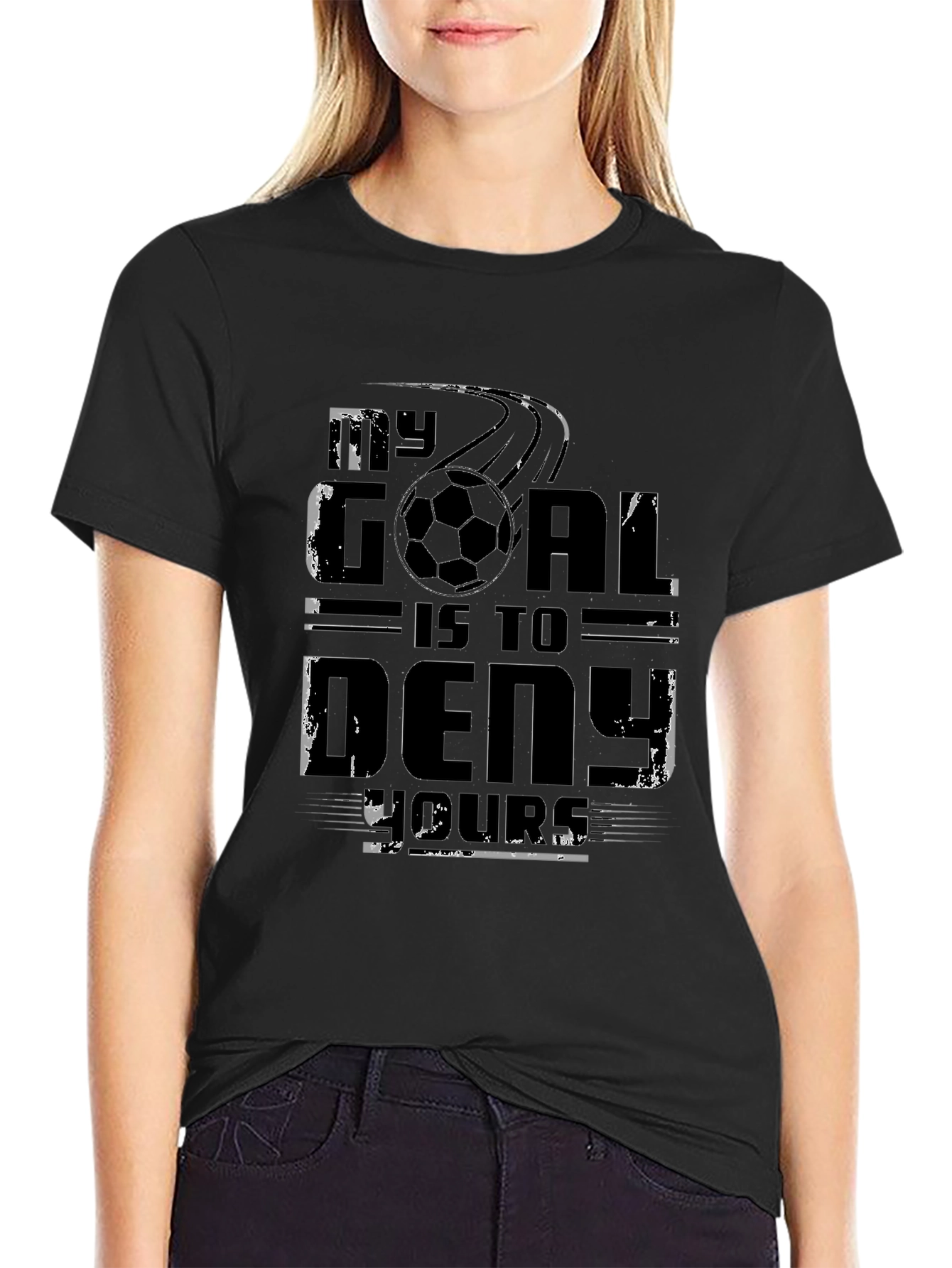 Soccer Goal T-Shirt - Deny Yours!