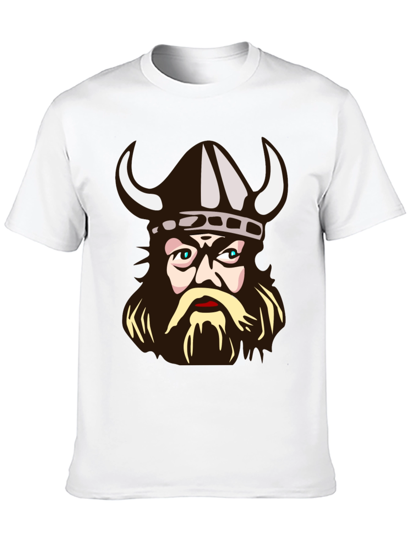 Viking Warrior Graphic T-Shirt - Black