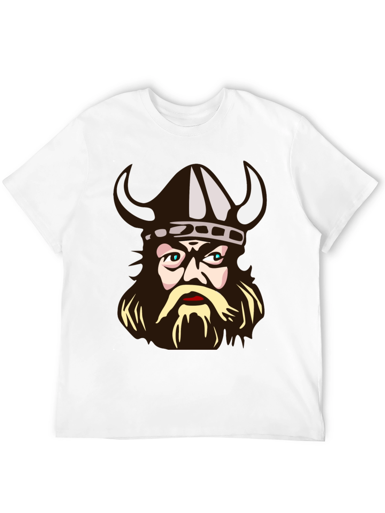 Viking Warrior Graphic T-Shirt - Black
