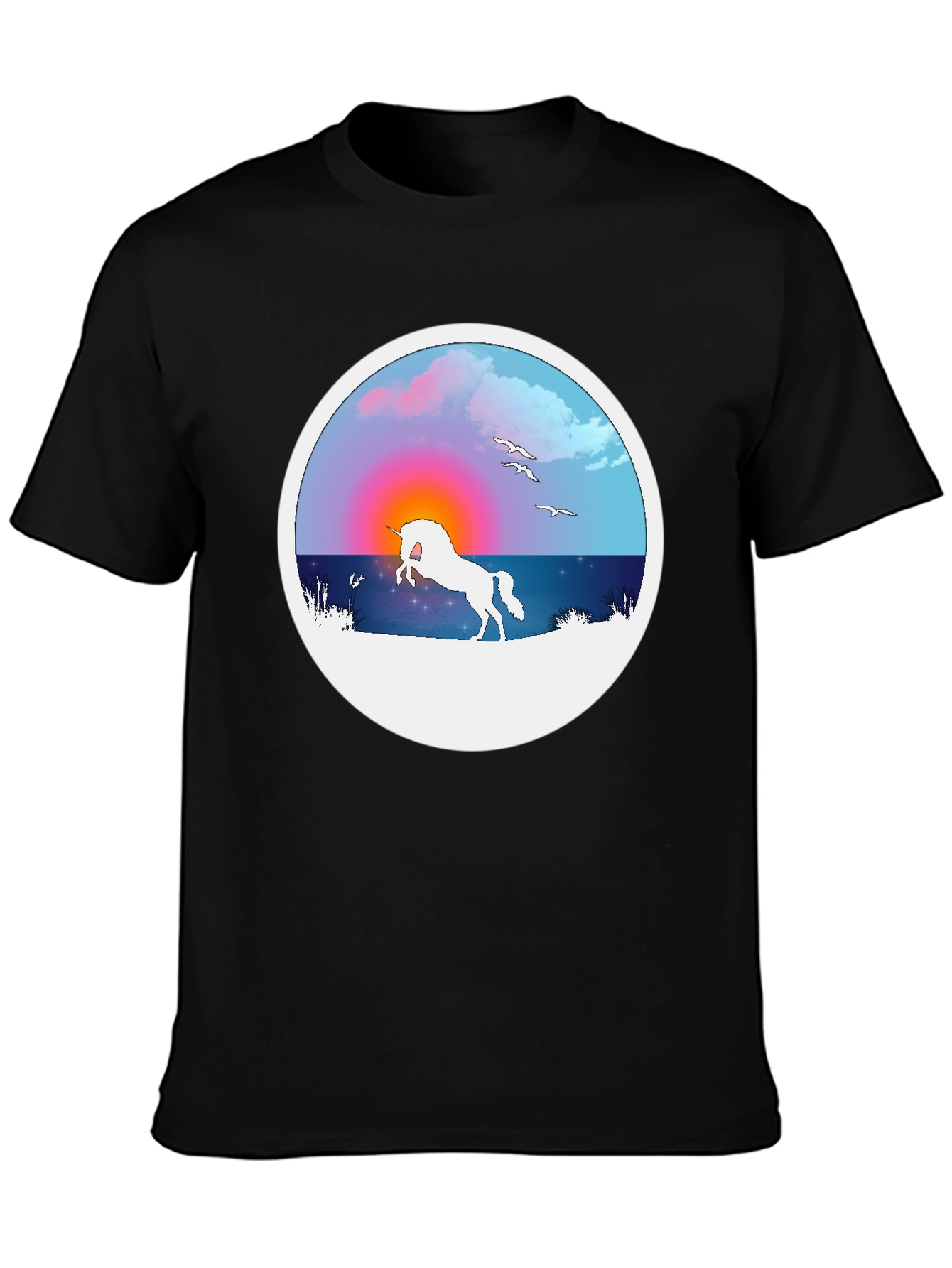 Unicorn Sunset Graphic Tee