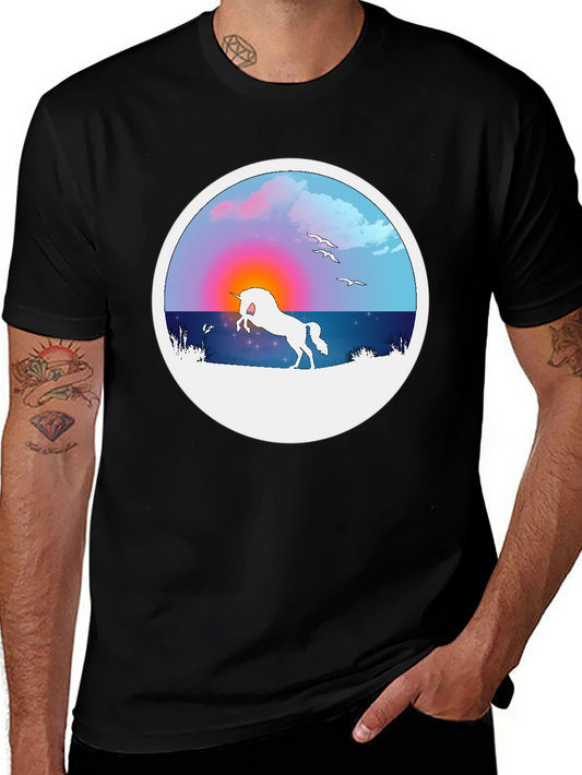 Unicorn Sunset Graphic Tee