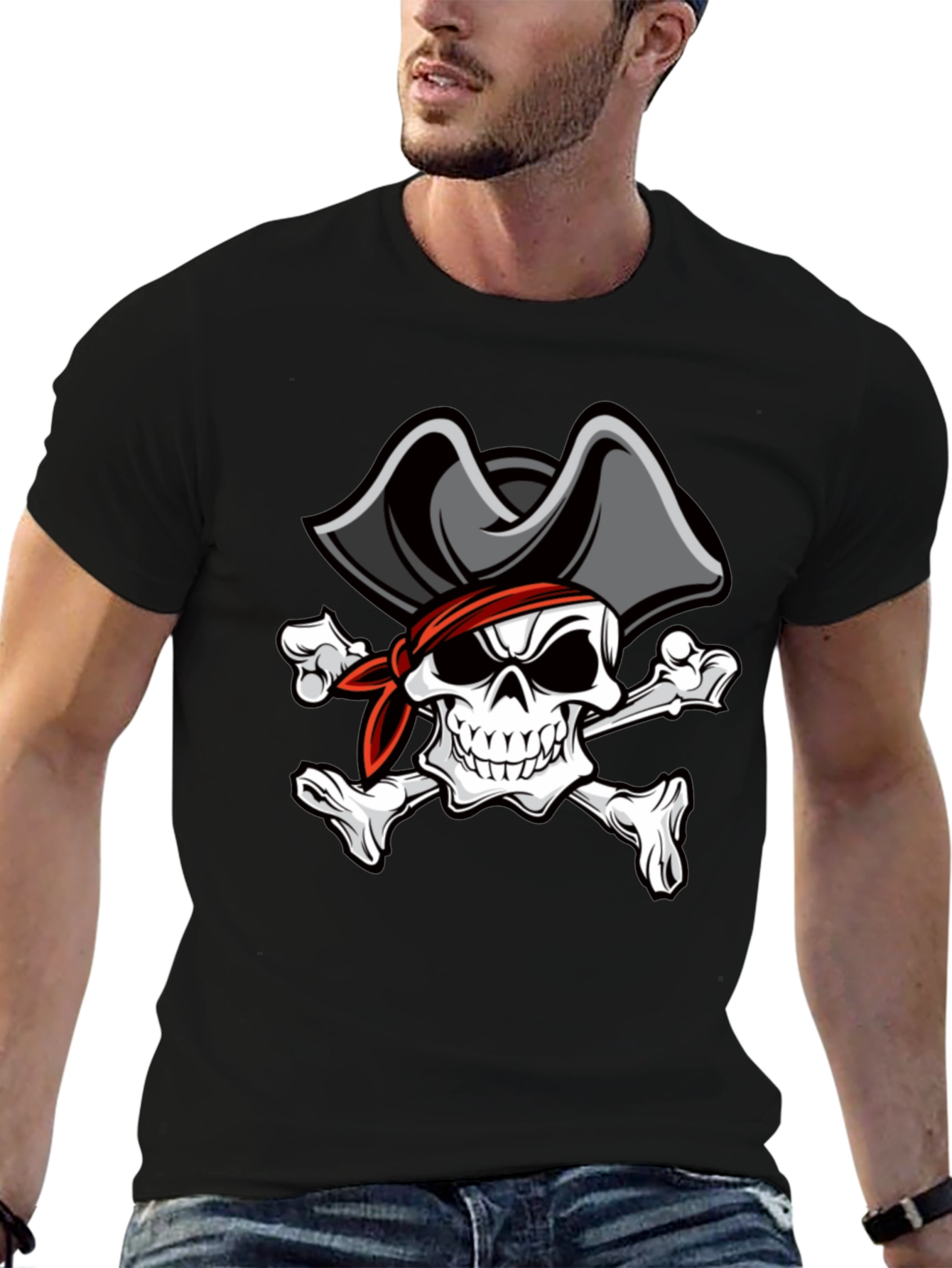 Pirate Skull T-Shirt - Classic Design