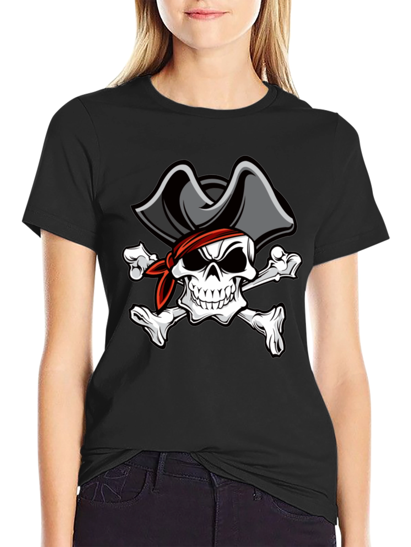 Pirate Skull T-Shirt - Classic Design