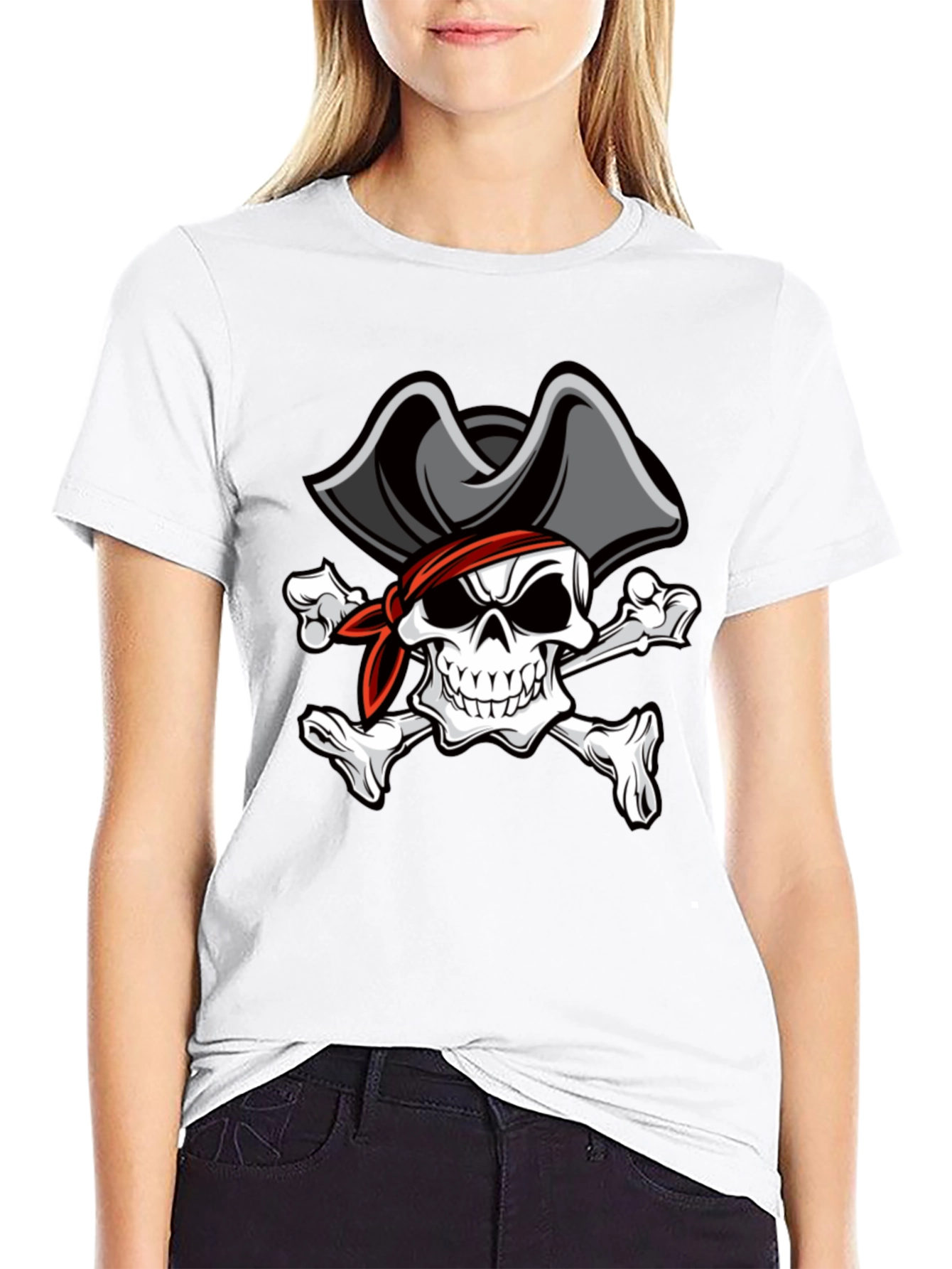 Pirate Skull T-Shirt - Classic Design
