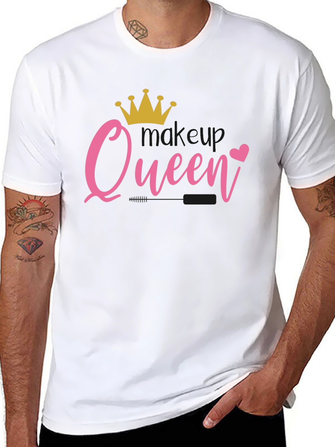 Makeup Queen T-Shirt - Black