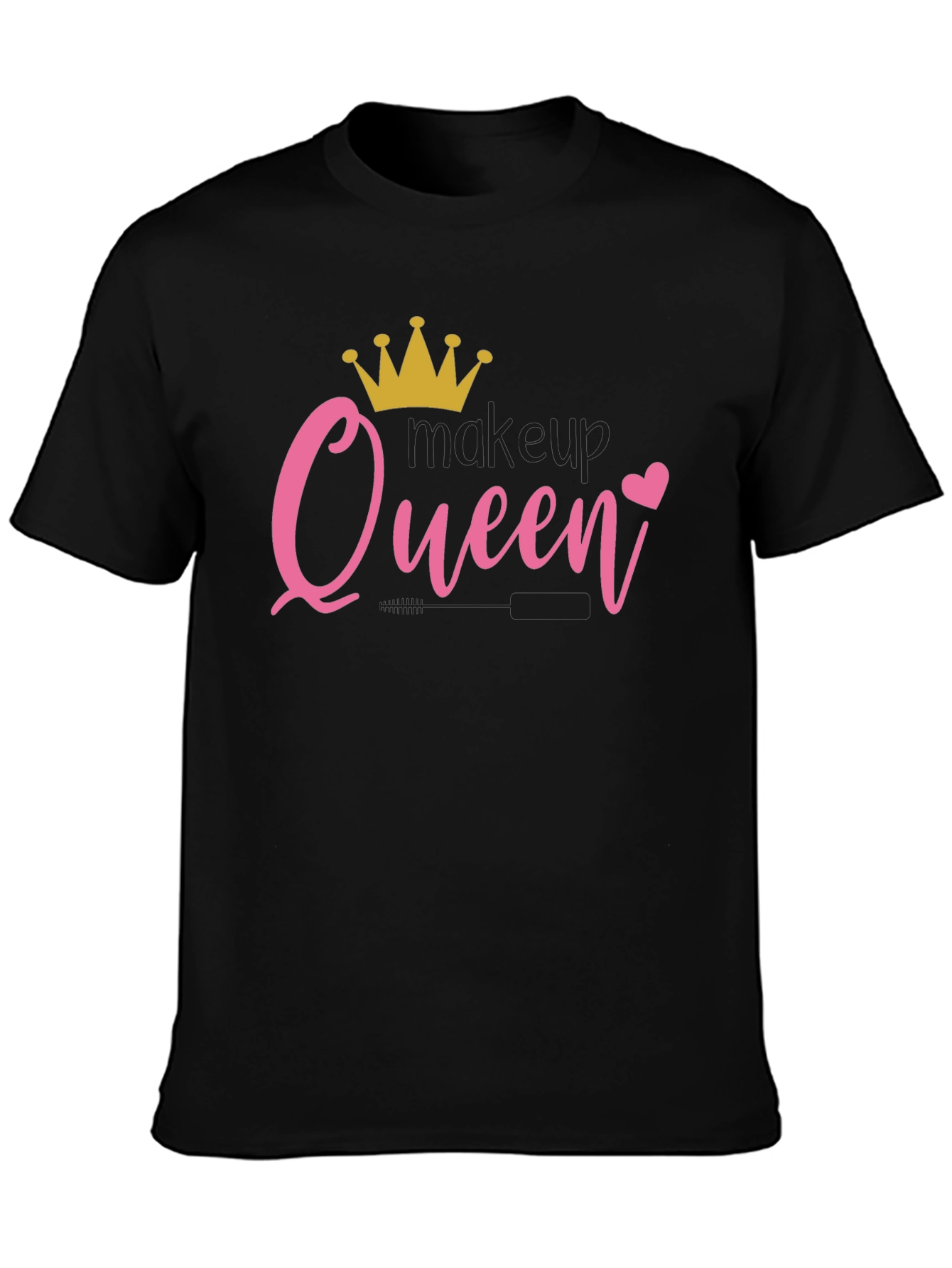 Makeup Queen T-Shirt - Black