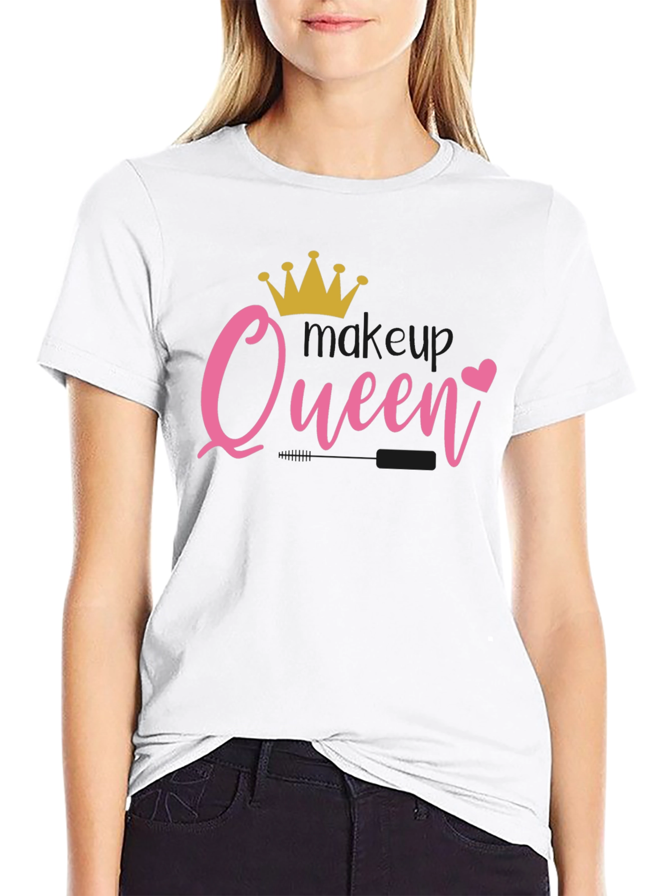 Makeup Queen T-Shirt - Black