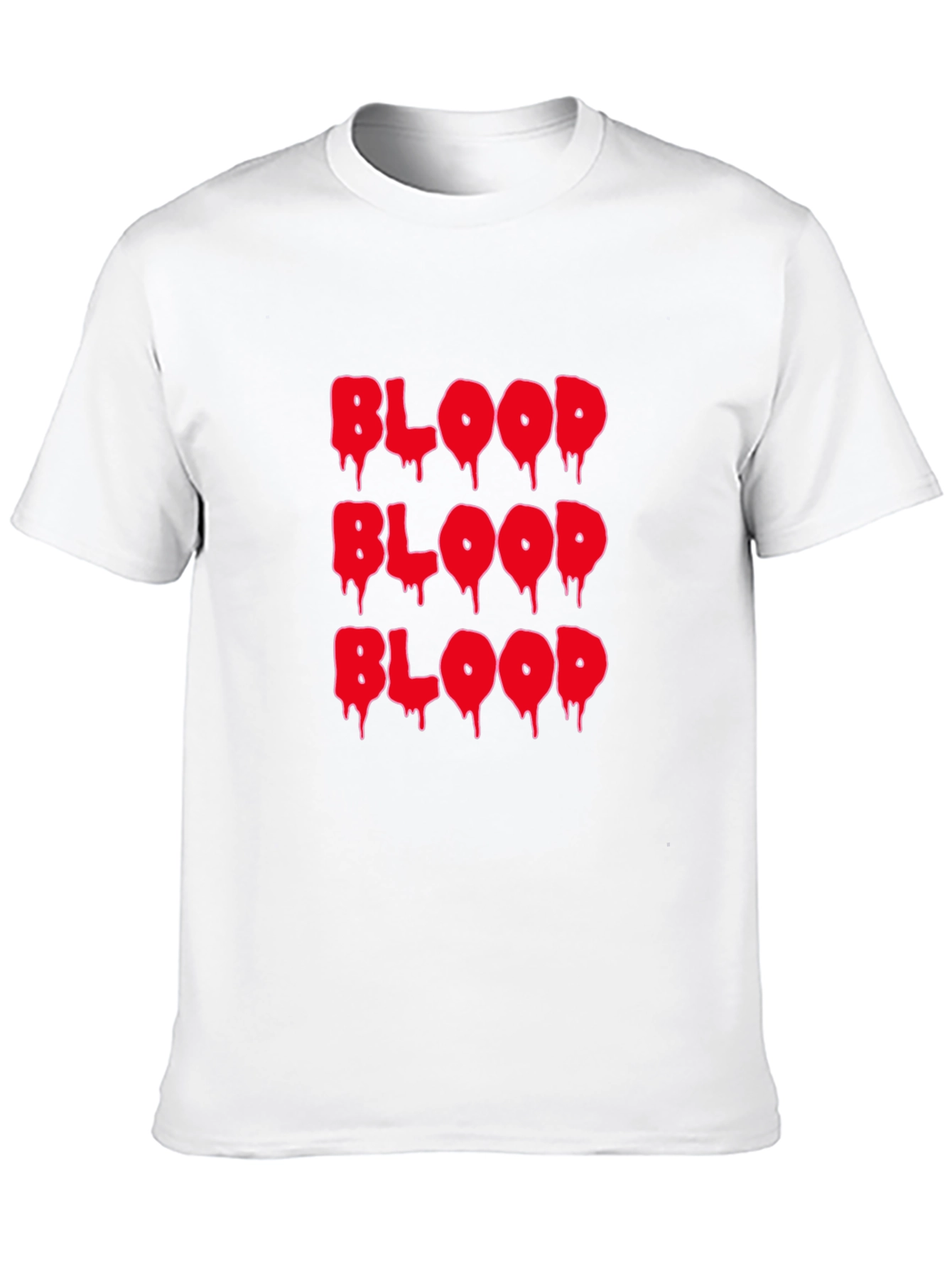 Blood Drip Graphic Tee - Horror Style