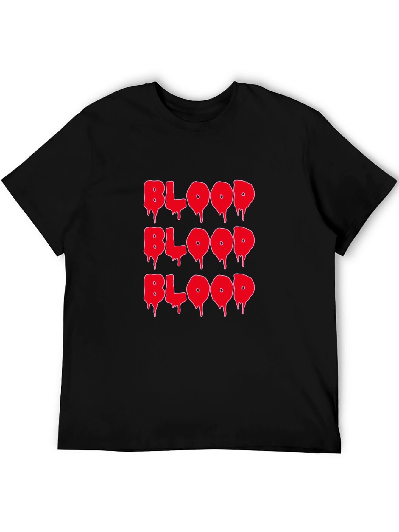 Blood Drip Graphic Tee - Horror Style