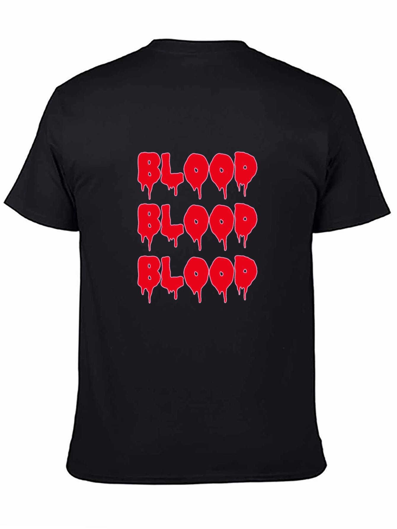 Blood Drip Graphic Tee - Horror Style