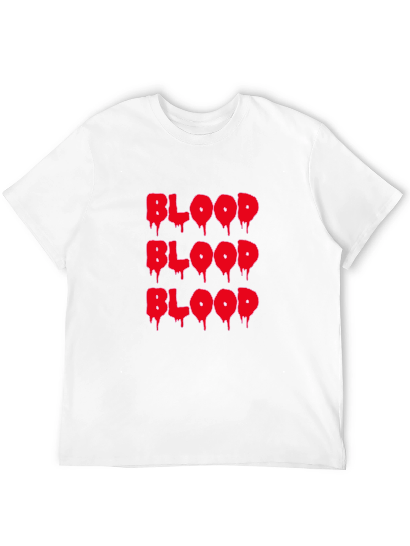 Blood Drip Graphic Tee - Horror Style