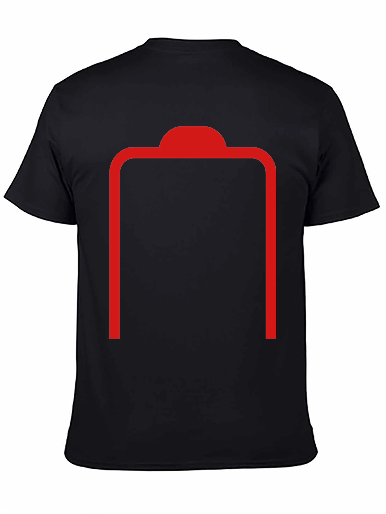 Modern Graphic Tee - Red Arch Design