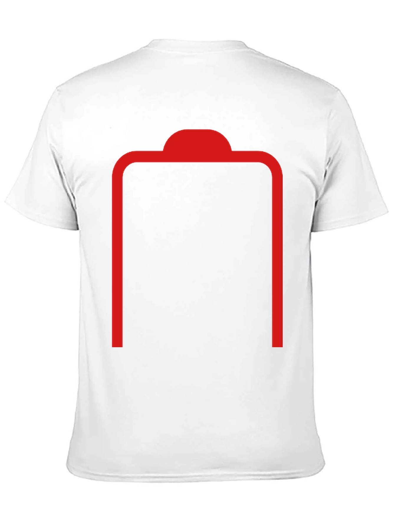 Modern Graphic Tee - Red Arch Design