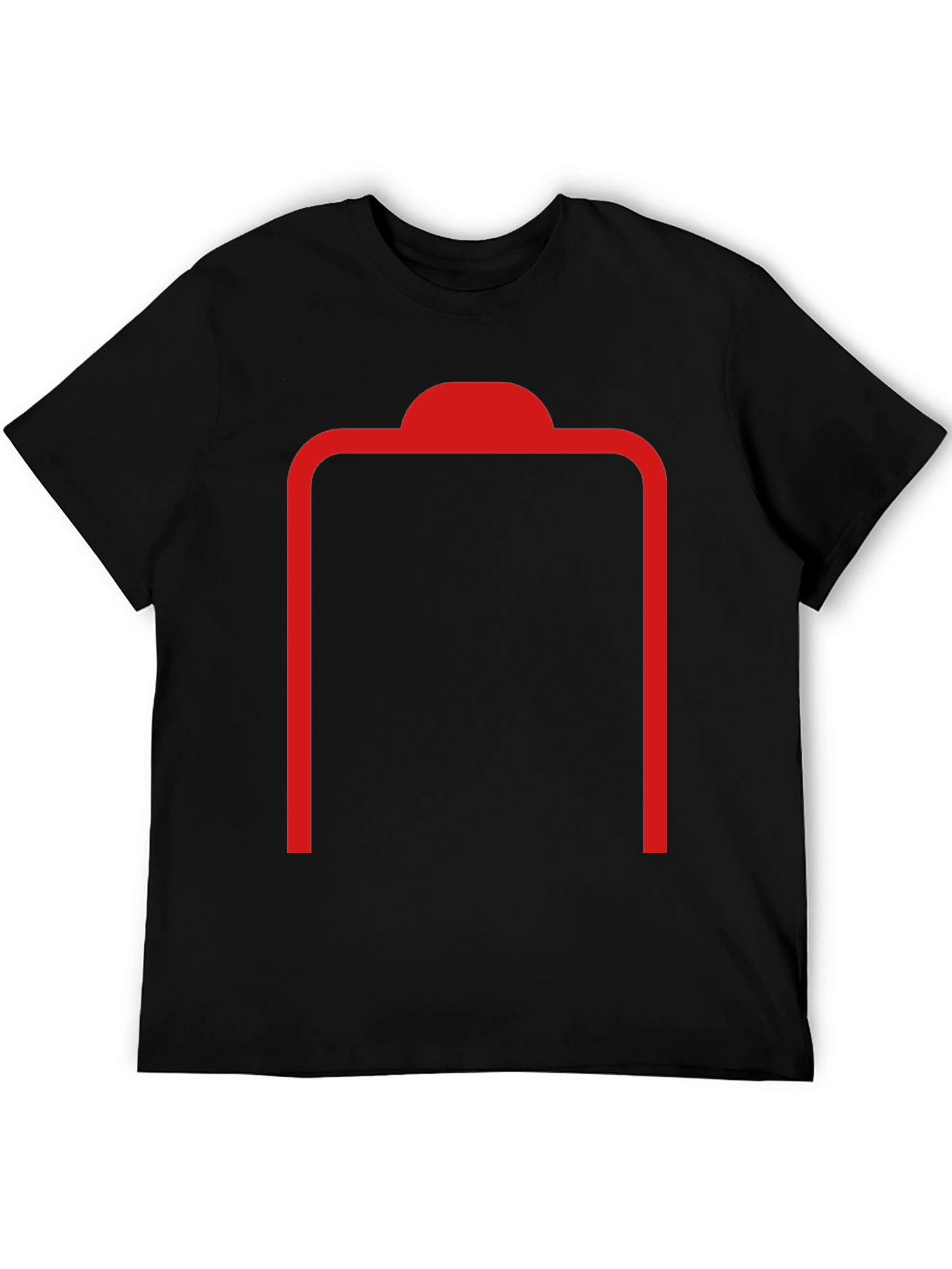 Modern Graphic Tee - Red Arch Design