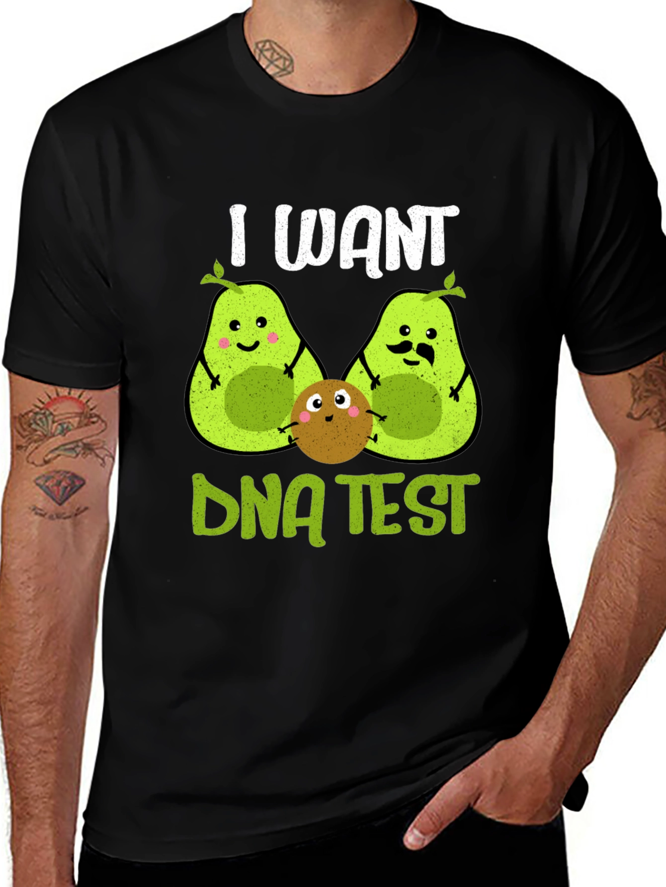 I Want DNA Test Avocado T-Shirt
