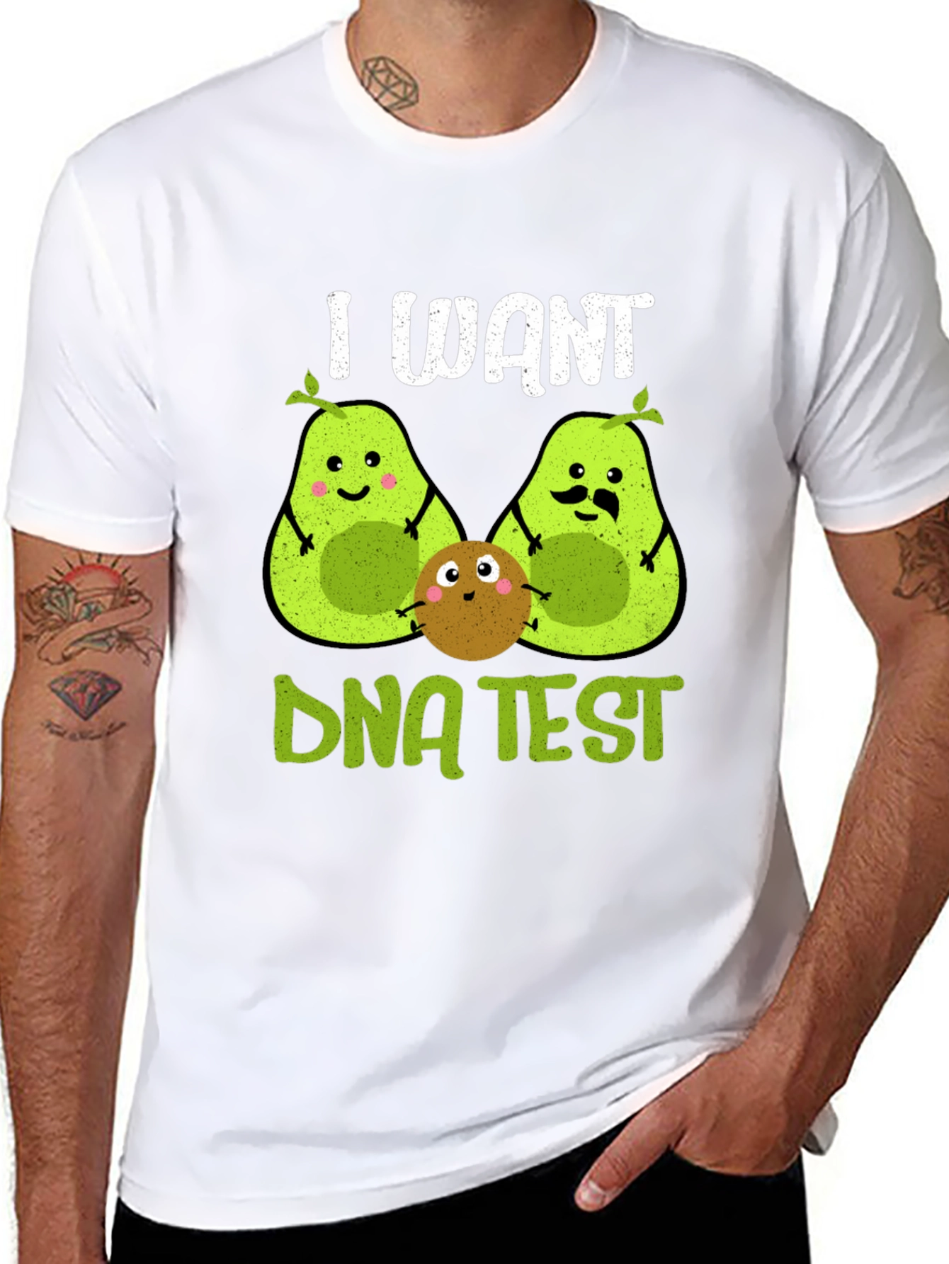 I Want DNA Test Avocado T-Shirt