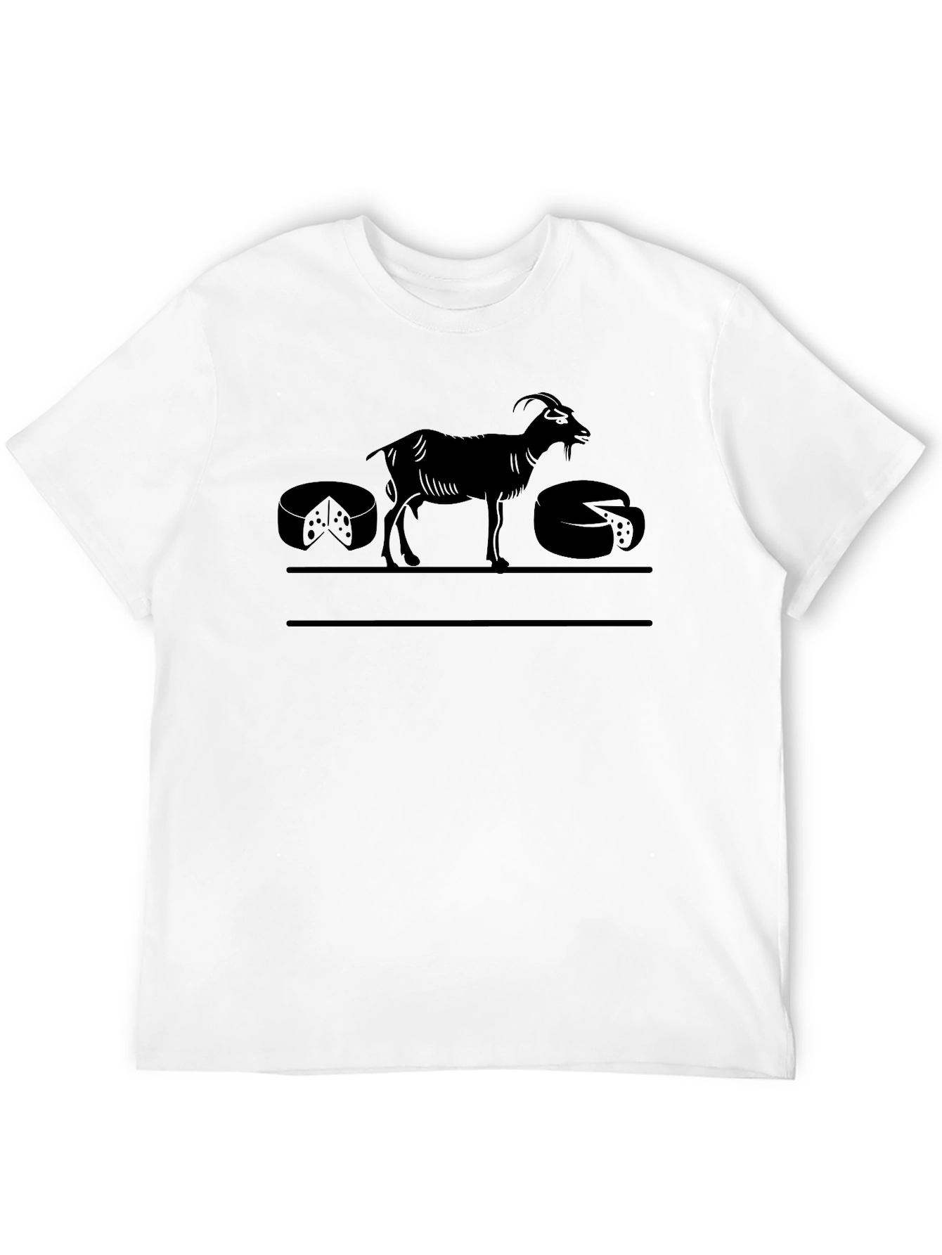 Goat Cheese Lover T-Shirt - Black