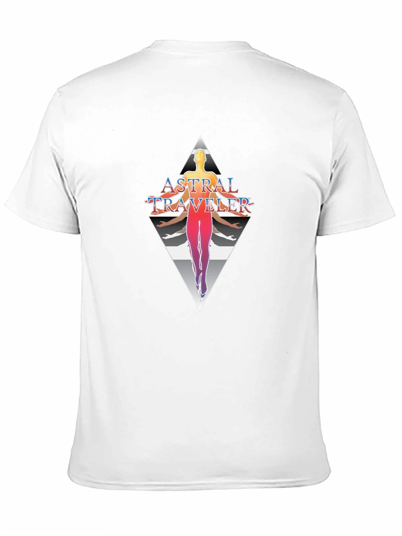 Astral Traveler Graphic T-Shirt - Black