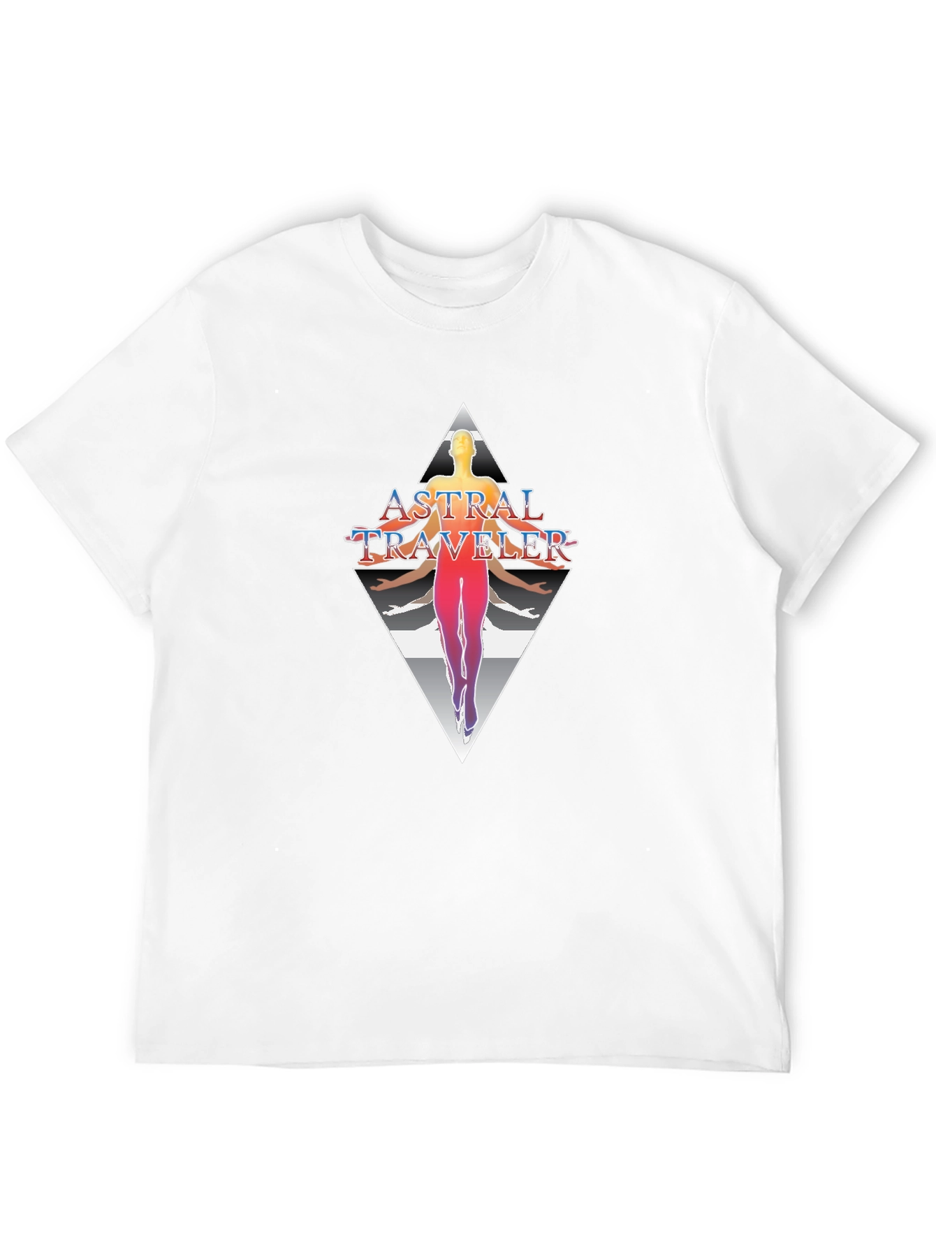 Astral Traveler Graphic T-Shirt - Black