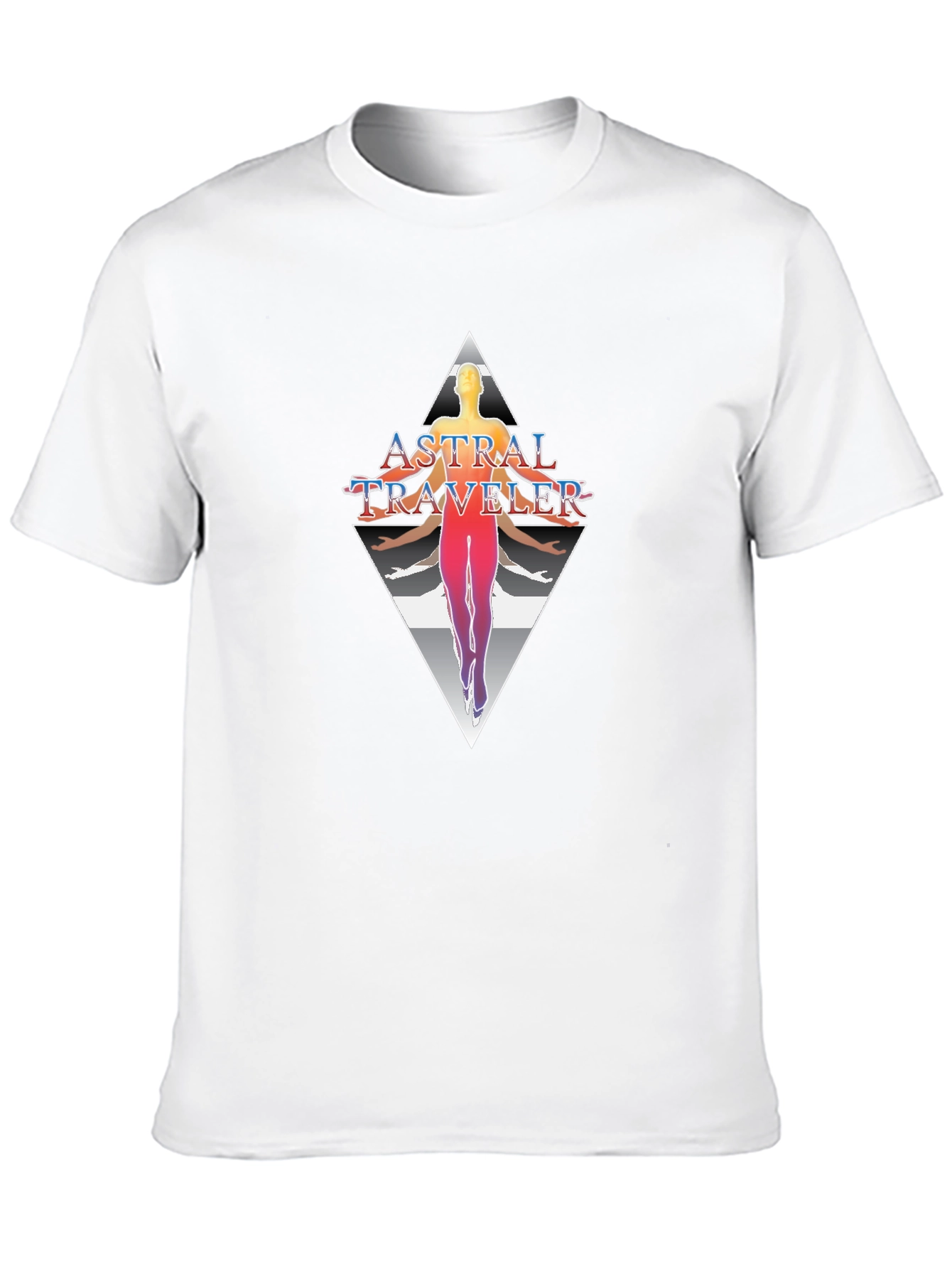 Astral Traveler Graphic T-Shirt - Black