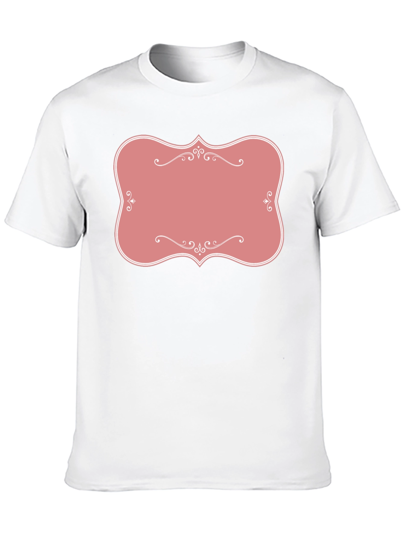 Black T-Shirt with Pink Label