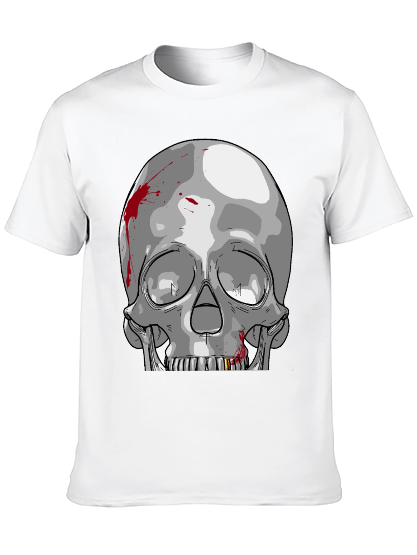 Skull Graphic Tee - Edgy Streetwear