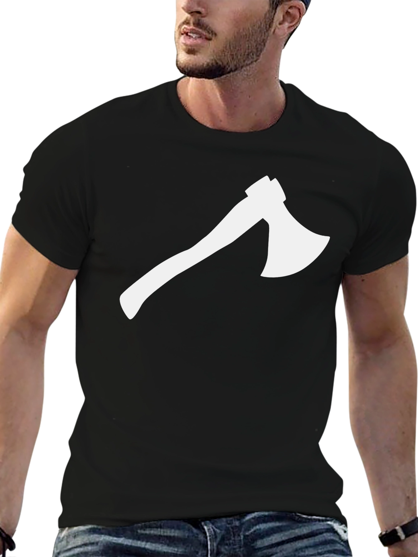 Axe Graphic Tee - Lumberjack Style Shirt