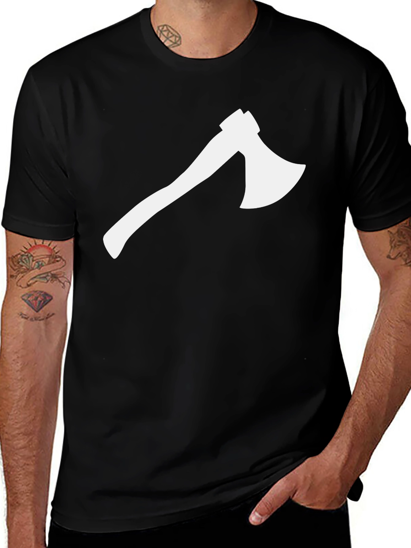 Axe Graphic Tee - Lumberjack Style Shirt