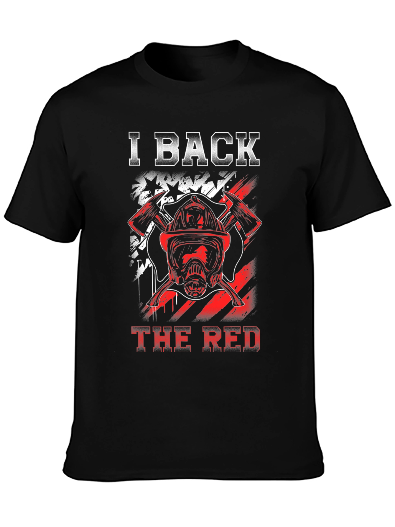 I Back The Red Firefighter T-Shirt
