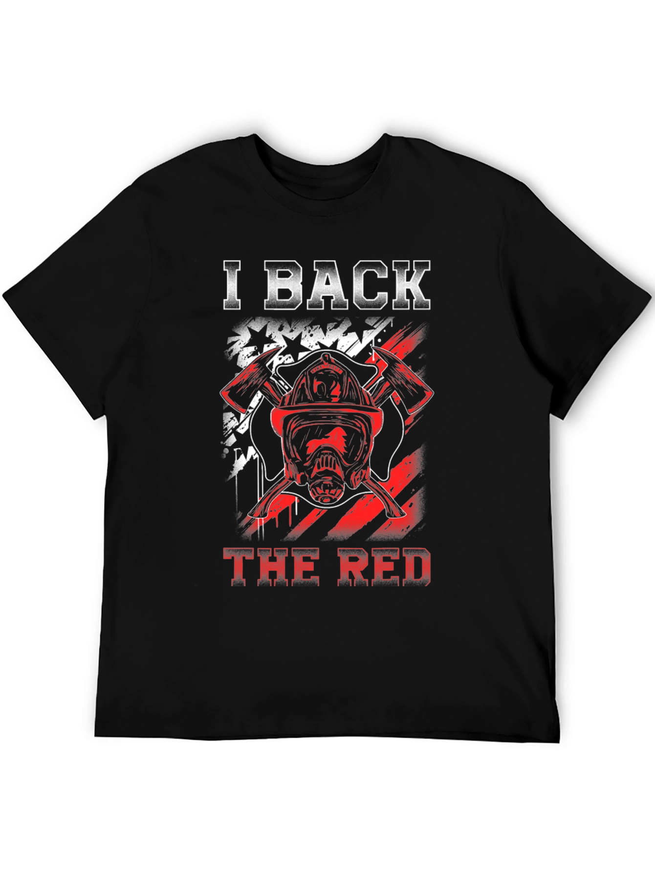 I Back The Red Firefighter T-Shirt
