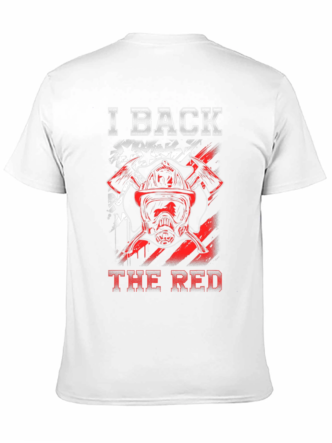 I Back The Red Firefighter T-Shirt
