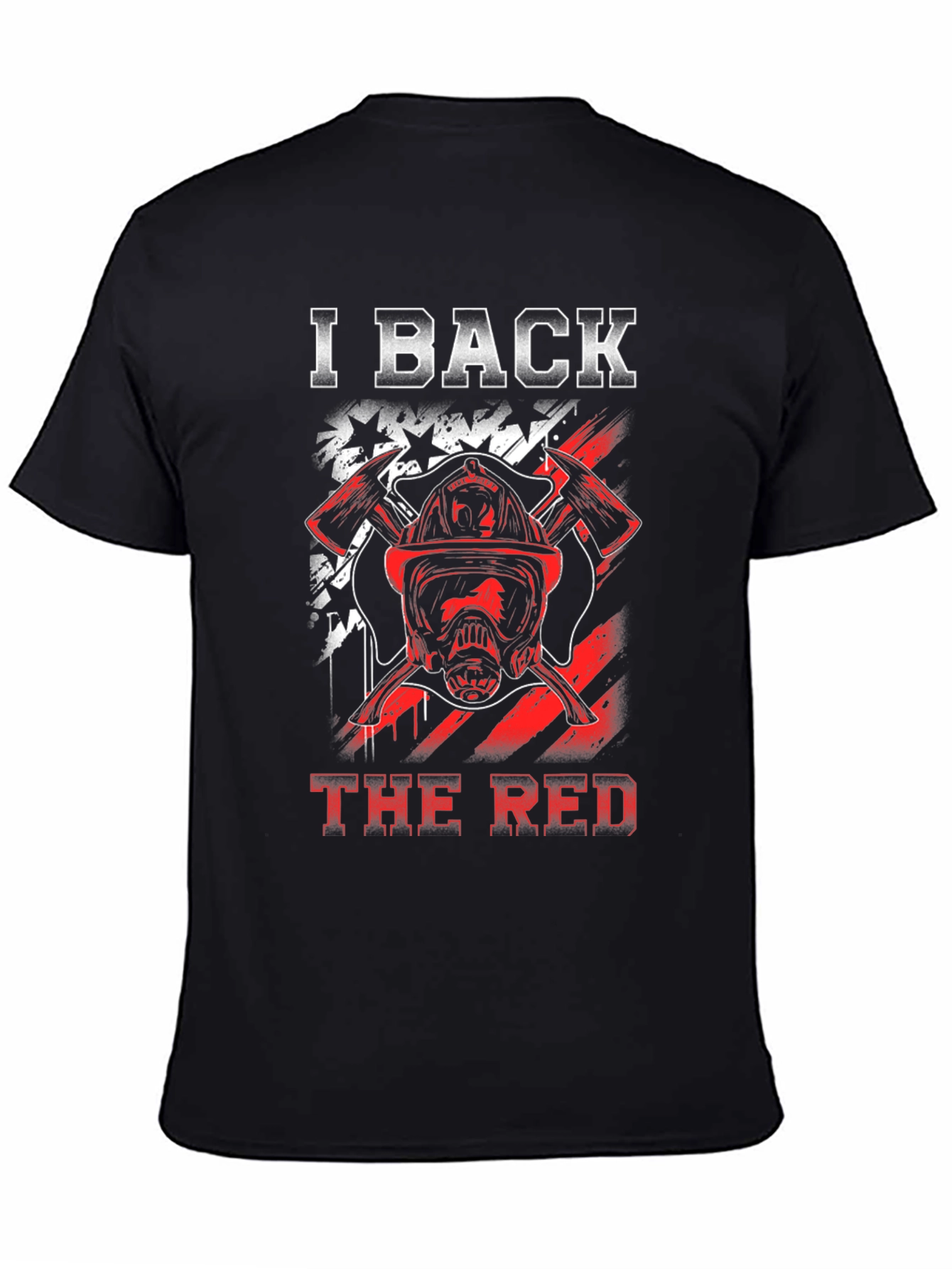 I Back The Red Firefighter T-Shirt