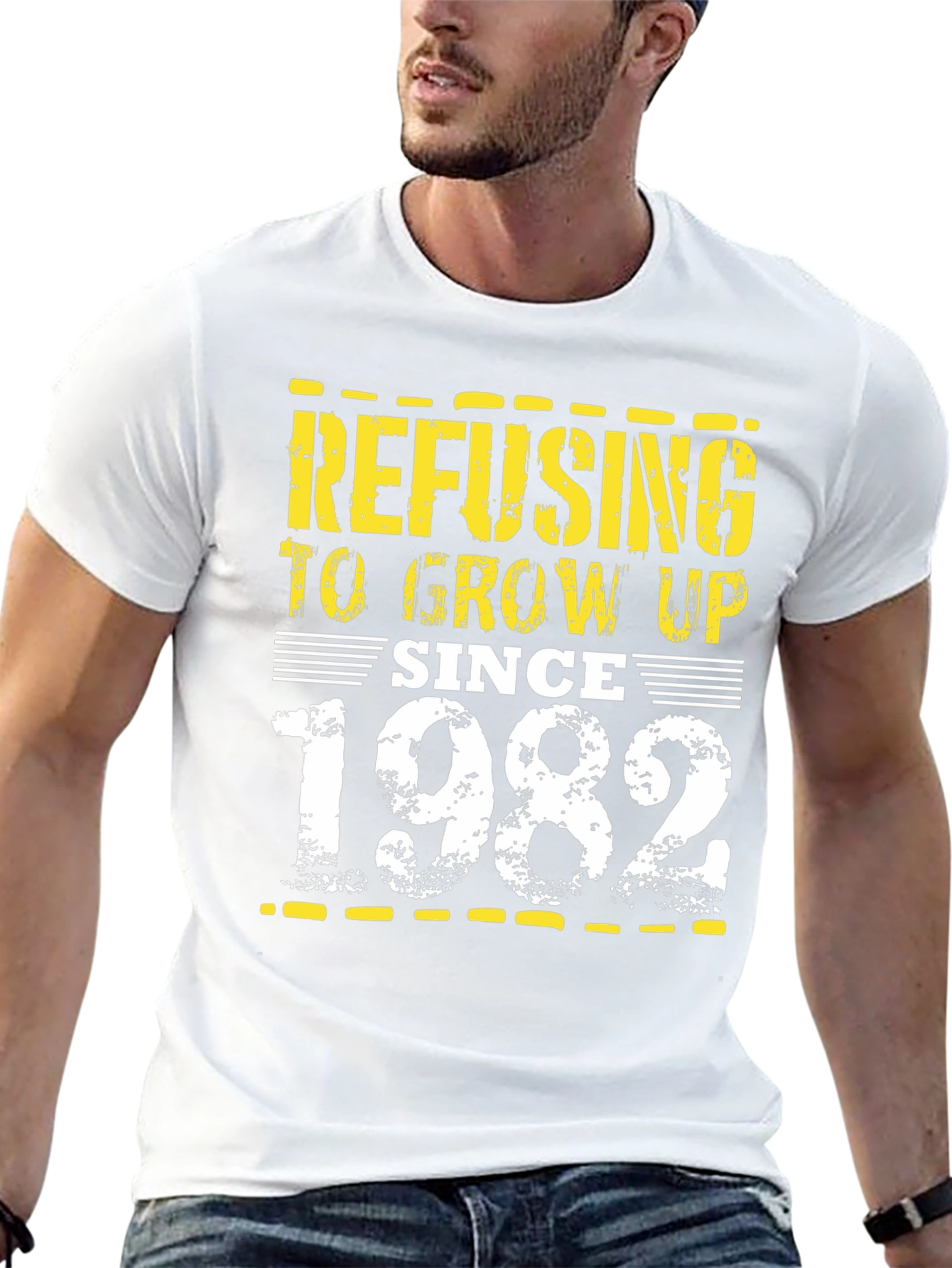 Refusing To Grow Up Since 1982 Graphic T-Shirt